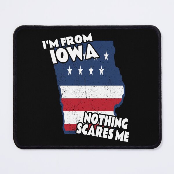 Item preview, Distressed I'm From Iowa Home State IA Nothing Scares Me design designed and sold by Merchking1.