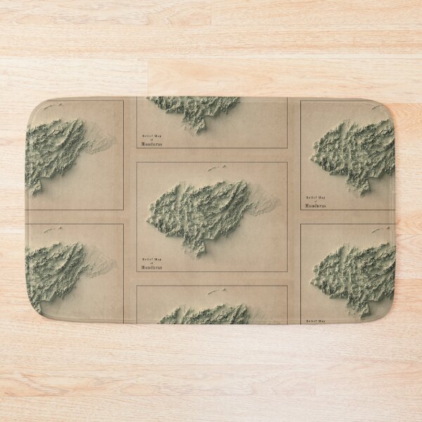 Item preview, Honduras Relief Map 3D digitally-rendered designed and sold by ThinkAboutMaps.