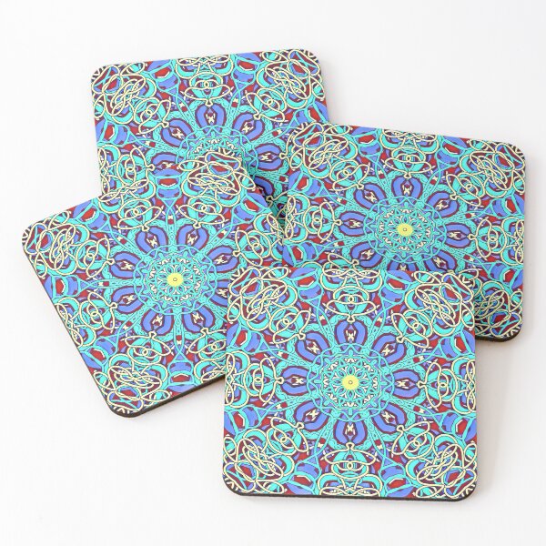 Item preview, Colorful Trippy Mandala  designed and sold by shantilovesart.