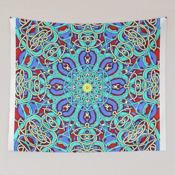 Item preview, Colorful Trippy Mandala  designed and sold by shantilovesart.