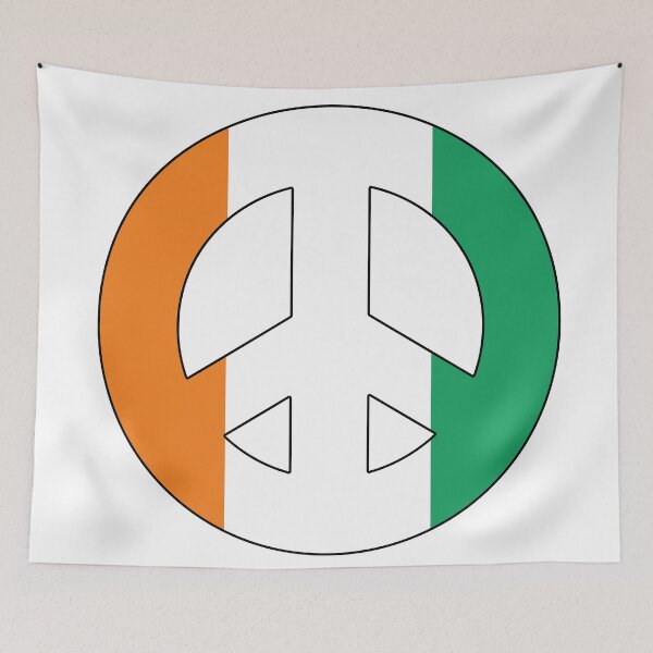 Item preview, Ivory Coast Peace Symbol designed and sold by wickedcartoons.
