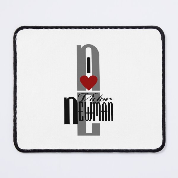 Item preview, NE I (Heart) V. Newman (White Background) designed and sold by PawsitiveMum.