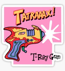 Raygun T Sticker