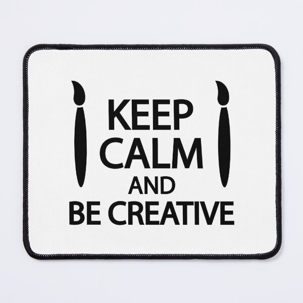 Item preview, Keep calm and be creative designed and sold by Colorfulandfun.