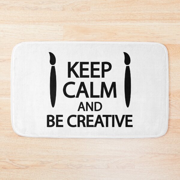 Item preview, Keep calm and be creative designed and sold by Colorfulandfun.
