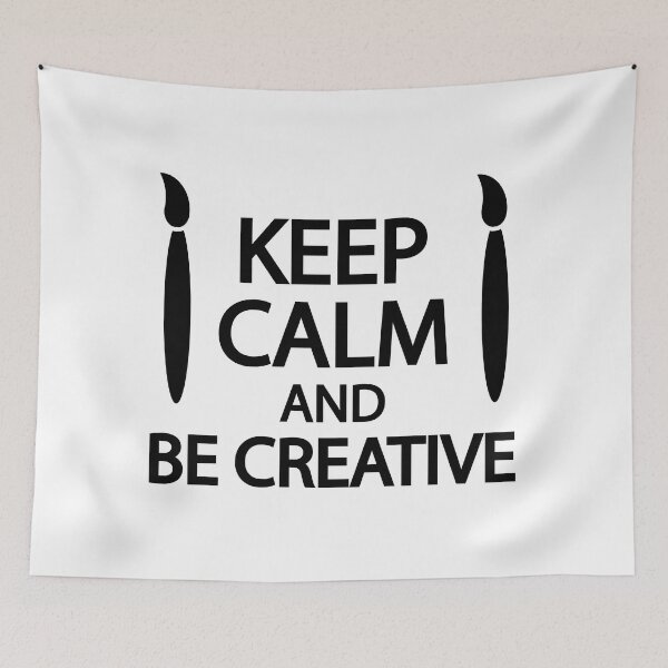 Item preview, Keep calm and be creative designed and sold by Colorfulandfun.