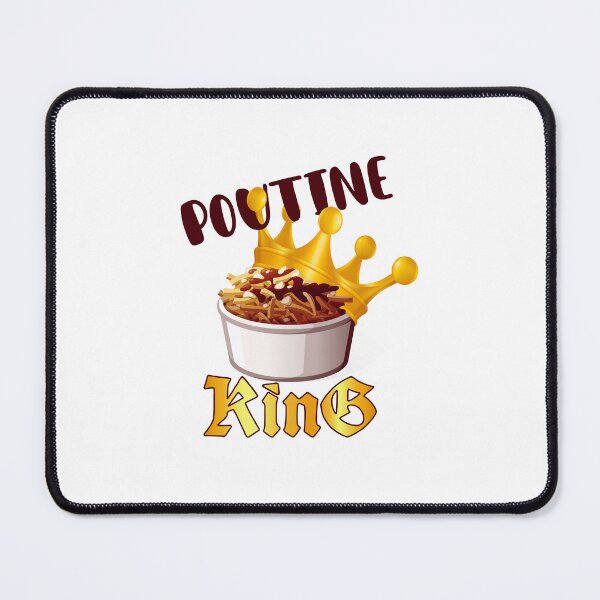 Item preview, Poutine King! (on Gravy Brown) designed and sold by PawsitiveMum.