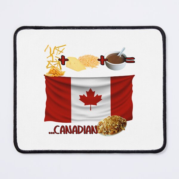 Item preview, Fries + Cheese + Gravy = Canadian! (on White) designed and sold by PawsitiveMum.