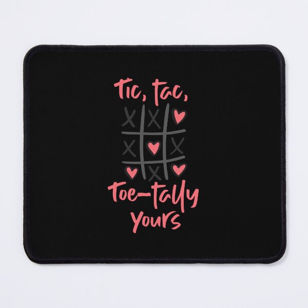 Item preview, Tic, Tac, Toe-tally Yours! (On Black) designed and sold by PawsitiveMum.