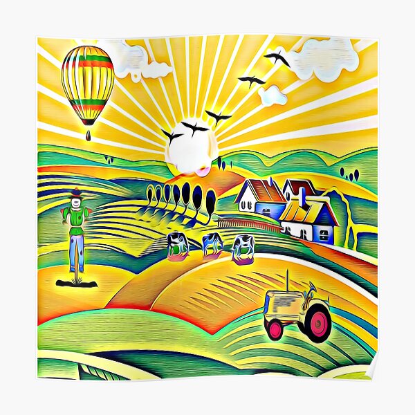 "On The Farm" Poster for Sale by AptitudePics | Redbubble