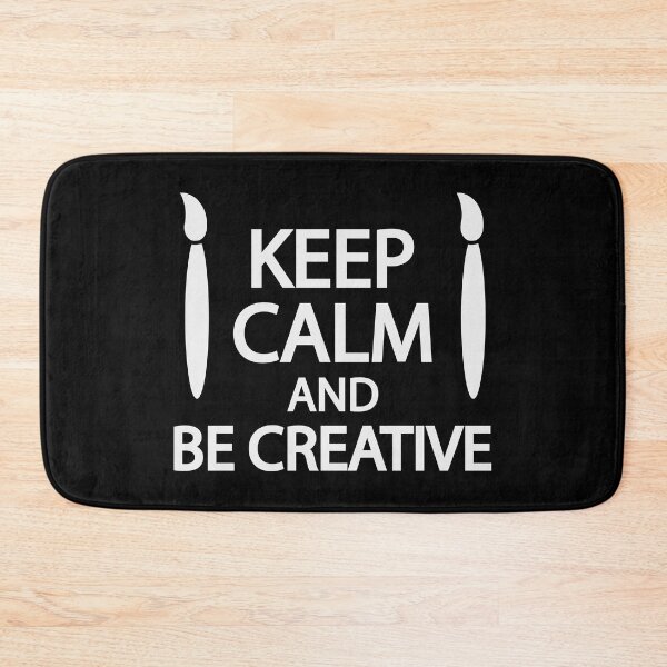Item preview, Keep calm and be creative designed and sold by Colorfulandfun.