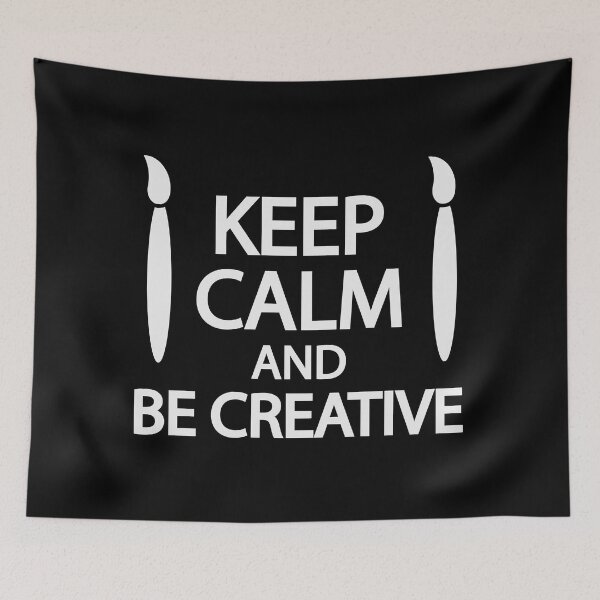 Item preview, Keep calm and be creative designed and sold by Colorfulandfun.