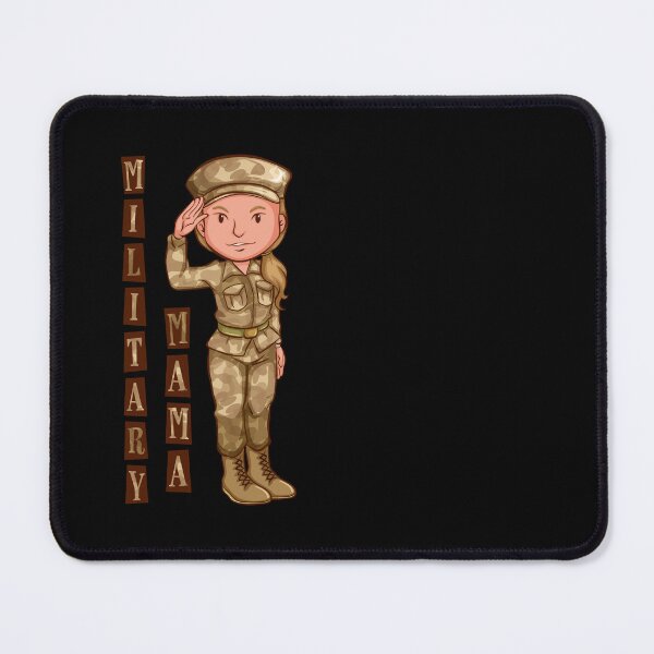 Item preview, Military Mama! (on Black) designed and sold by PawsitiveMum.