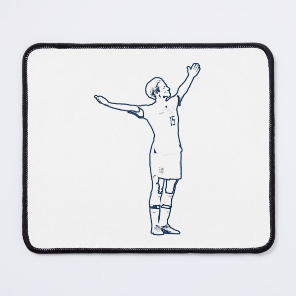 Item preview, Retro Vintage Megan Rapinoe Victory Pose The White Stencil Blue Outline No Name Gifts For Movie Fan designed and sold by Otiliaangotti.