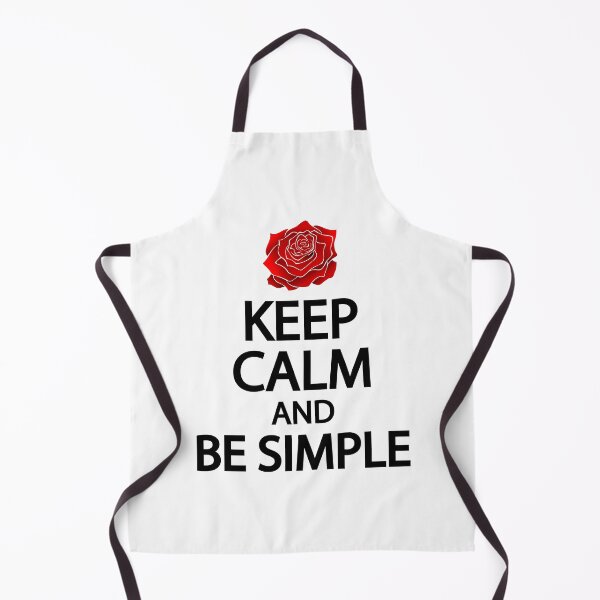 Item preview, Keep calm and be simple designed and sold by Colorfulandfun.