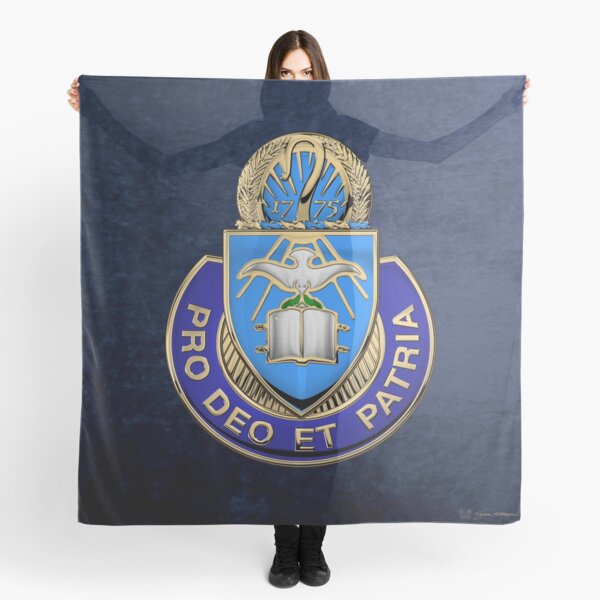 Item preview, U.S. Army Chaplain Corps - Regimental Insignia over Blue Velvet designed and sold by Serge Averbukh Art Studio.