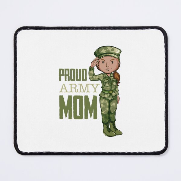 Item preview, Proud Army Mom! (on White) designed and sold by PawsitiveMum.