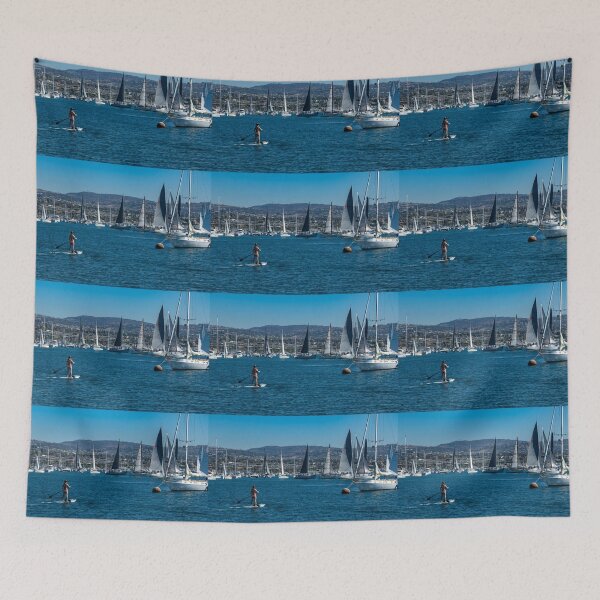 Item preview, Balboa Island Bay On A Beautiful Day designed and sold by PsychoAlien.com.
