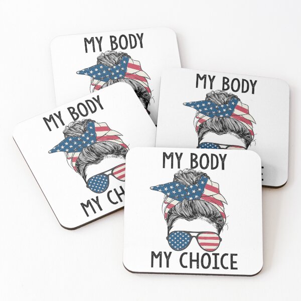 Item preview, My Body My Choice Pro Choice Messy Bun US Flag Feminist designed and sold by zorinaabzs143.