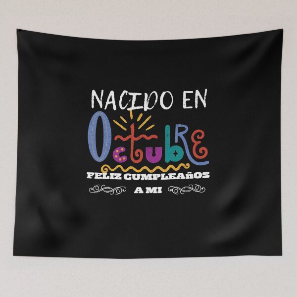 Item preview, Nacido En octubre feliz cumpleanos a mi  designed and sold by Laviola182.