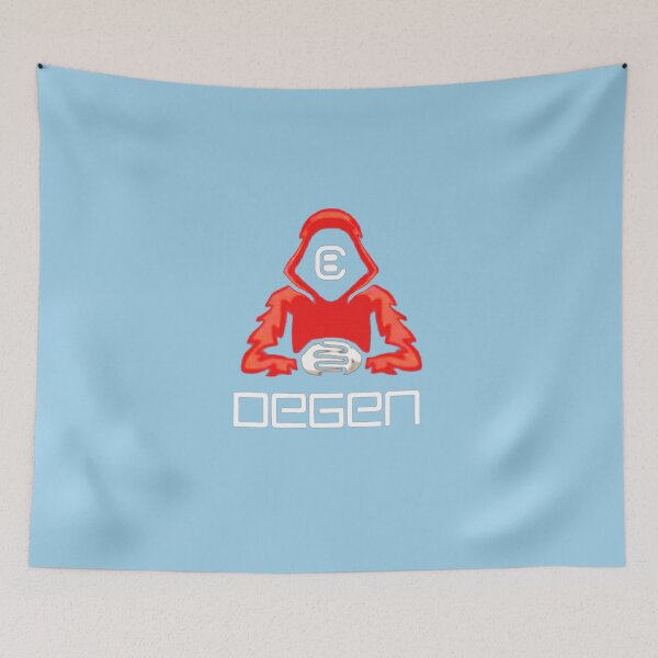 Item preview, Crypto Banter DEGEN Red Logo Essential T-Shirt designed and sold by ArianMusliu.