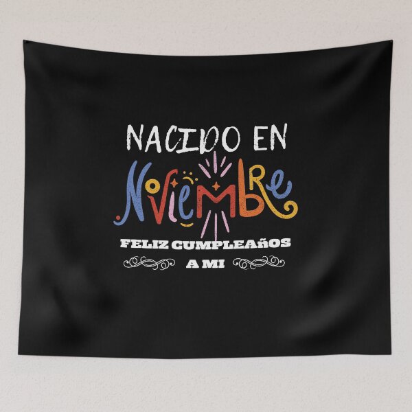 Item preview, Nacido En noviembre feliz cumpleanos a mi  designed and sold by Laviola182.