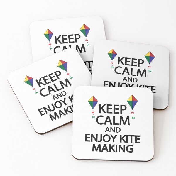 Item preview, Keep calm and enjoy kite making designed and sold by Colorfulandfun.