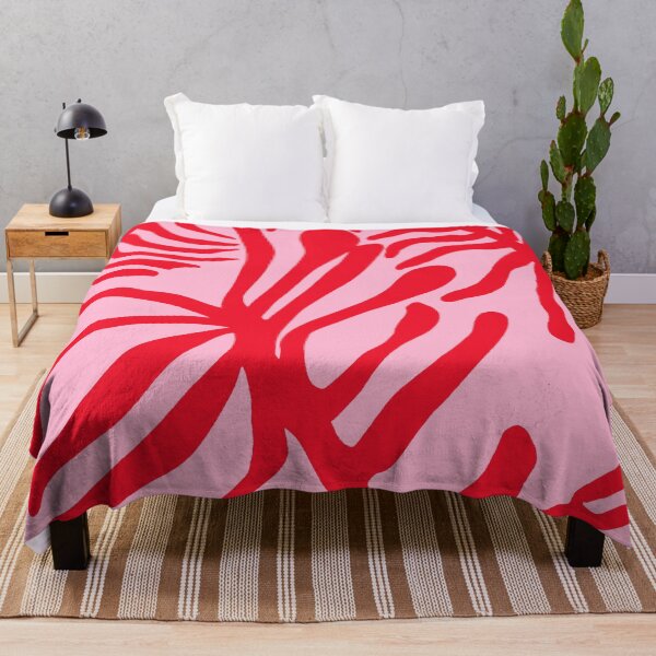 Vista previa del artículo con la obra «algas - rojo y rosa», diseñado y vendido por DuckyB.