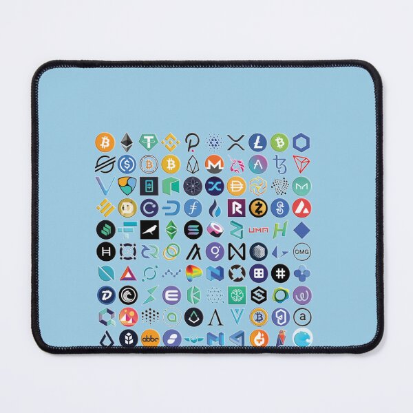Item preview, Crypto Logos 3D On Black T-Shirt designed and sold by ArianMusliu.