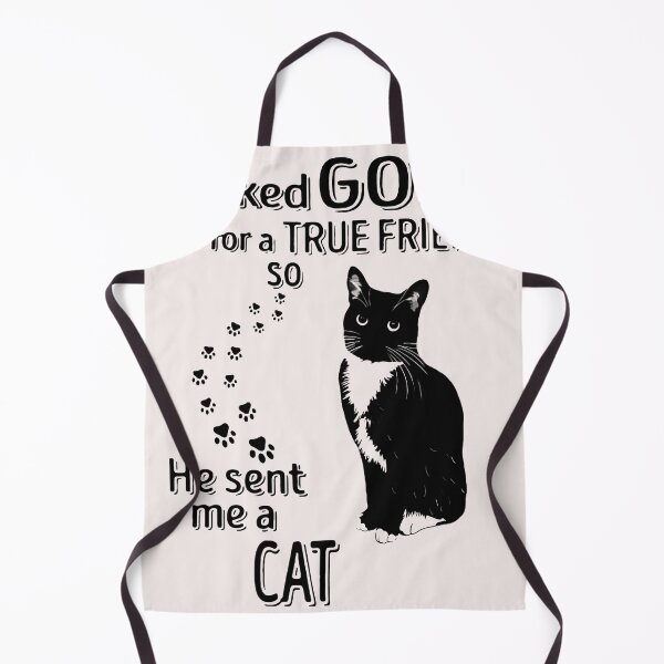 Item preview, I Asked God For A True Friend So He Sent Me A Cat designed and sold by CallieStore.