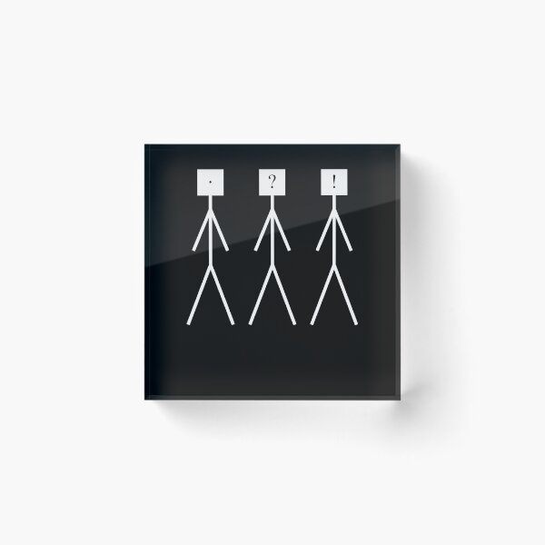 Item preview, Punctuation Blockheads Lover Gifts designed and sold by MarcosPinto1823.