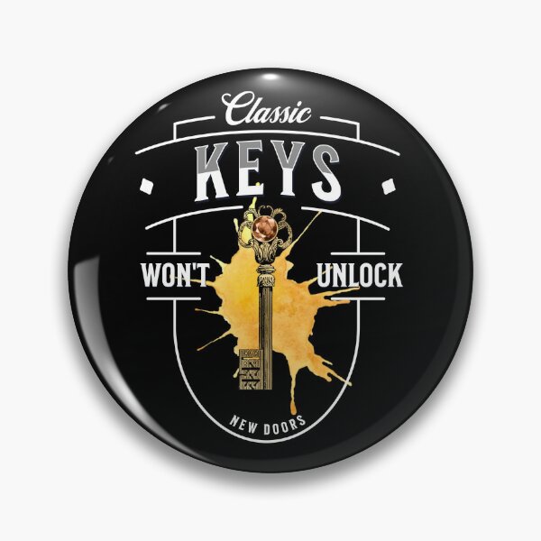 Item preview, Classic Keys Won't Unlock New Doors Vintage Design designed and sold by Vintustration.