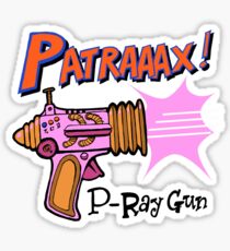 Raygun P Sticker