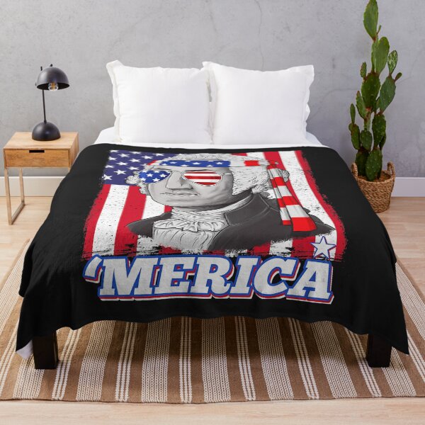 Item preview, 4th Of July George Washington Patriotic Merica Flag designed and sold by zorinaabzs143.