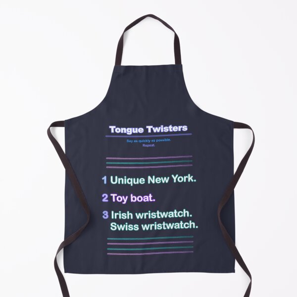 Item preview, Tongue twisters. designed and sold by moths-minor.