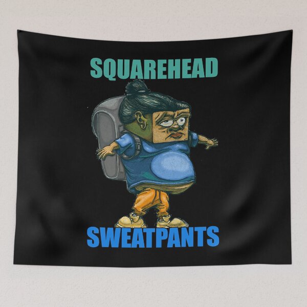 Item preview, Squarehead Sweatpants Vintage Retro designed and sold by MarcosPinto1823.