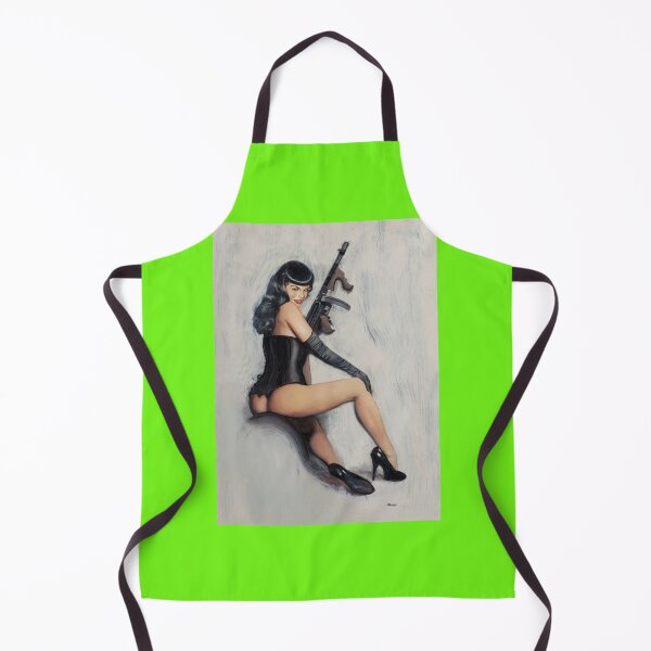 Item preview, Bettie Page Tommy Gun  T-Shirt designed and sold by CarlosVoko.