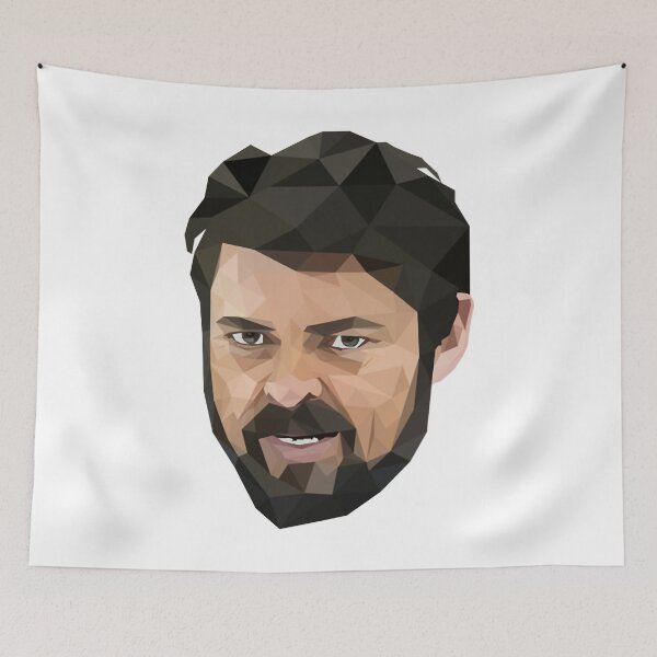 Item preview, Vintage Retro Billy Butcher'S Gift Low Poly Art designed and sold by Hodkiewicz202.