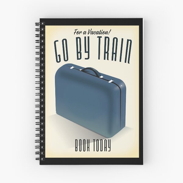 Item preview, ¡Para unas vacaciones! Ir en tren cartel de viaje art deco designed and sold by DevinBus814759.