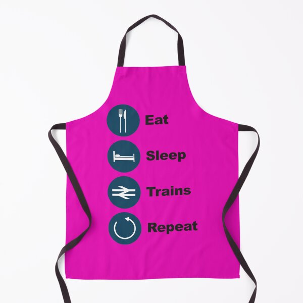 Item preview, Eat, Sleep, Trains, Repeat - Rail Nutter!  T-Shirt designed and sold by VivieFleischer.