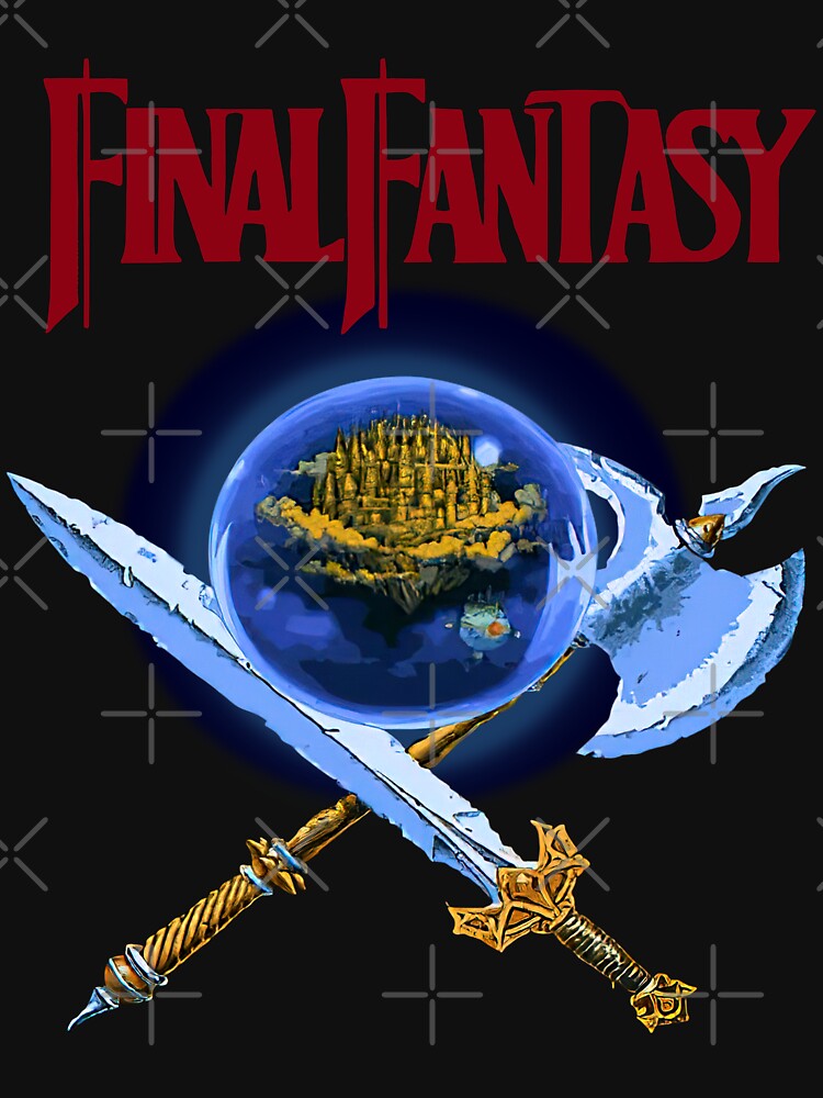 Final Fantasy NES Box Art Retro Video Game Essential T Shirt for Sale by Davidsisson Redbubble