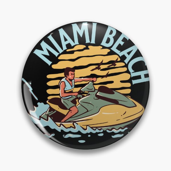 Item preview, Jet Ski Miami Beach Florida designed and sold by CattlettArt.