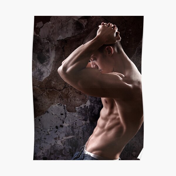 Ripped Abs Posters Redbubble - buff muscles six pack strong roblox