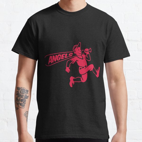  MLB Los Angeles Angels Wordmark T-Shirt, Red, Medium