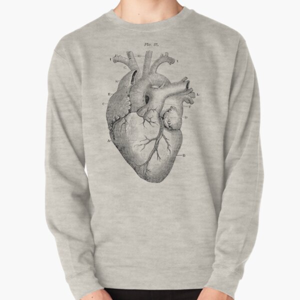 anatomical heart sweatshirt