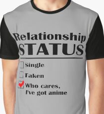Relationship Status Anime Graphic T-Shirt