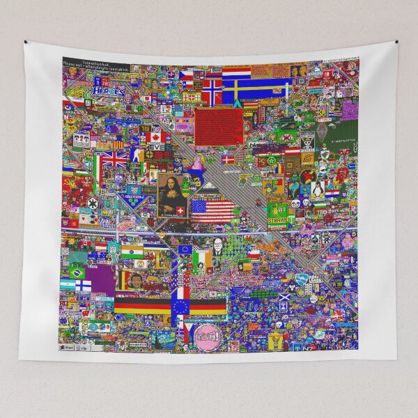 Item preview, Reddit /r/Place 12K resolution (42 hours) designed and sold by bobbooo.