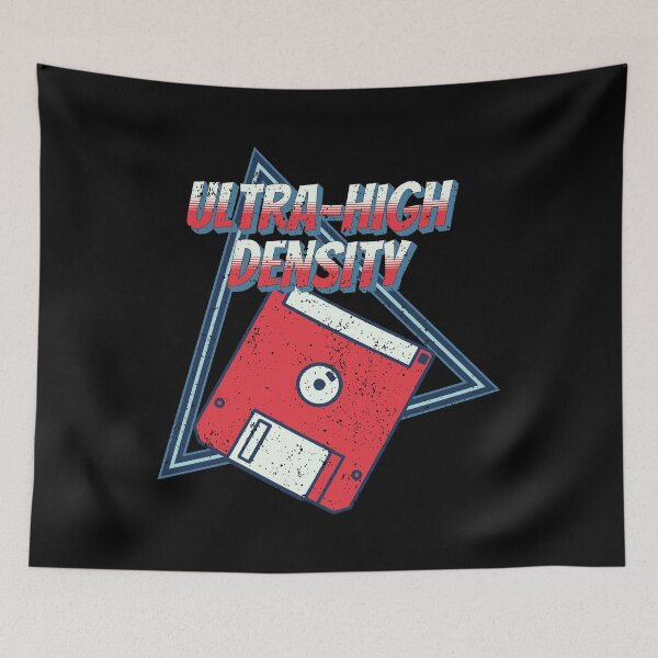 Item preview, 80s Retro Floppy Disk Ultra High Density Design designed and sold by 486DesignCo.