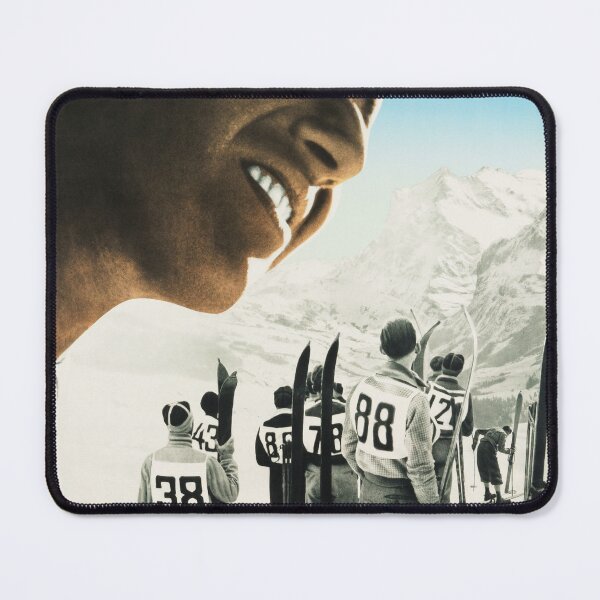 Item preview, GRINDELWALD SWITZERLAND 1935 Vintage Winter Sports Travel Poster designed and sold by retroposters.