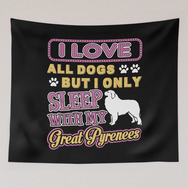 Item preview, I Only Sleep With My Great Pyrenees designed and sold by UnknownArtistt.